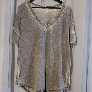 Distressed thicker T-shirt